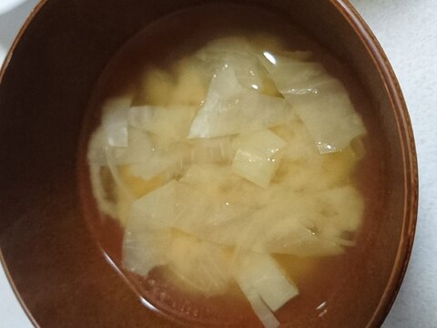 キャベツと玉ねぎの味噌汁